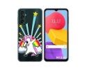 Funda Silicona Transparente para Samsung Galaxy M13 4G diseño Unicornio Dibujos
