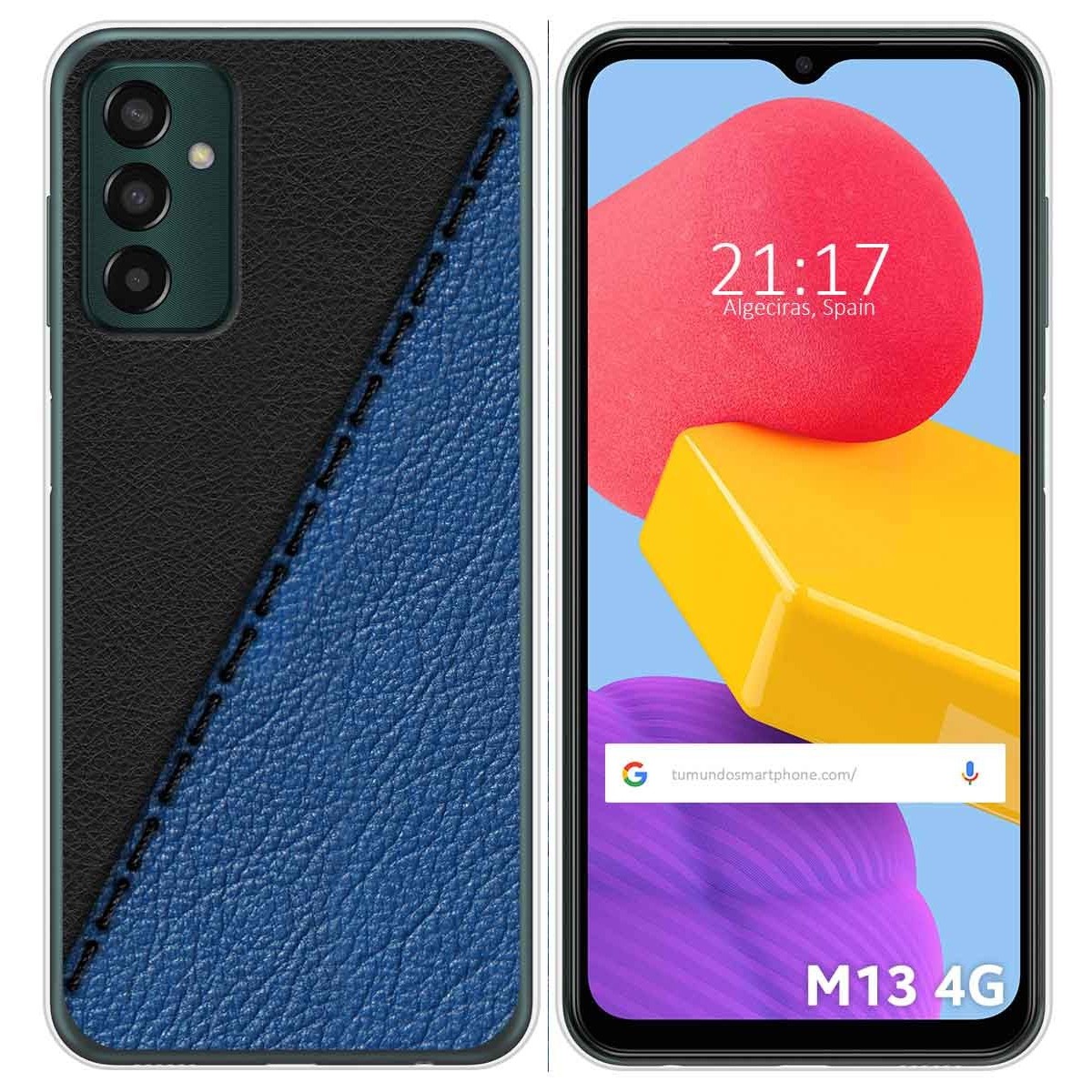 Funda Silicona para Samsung Galaxy M13 4G diseño Cuero 02 Dibujos