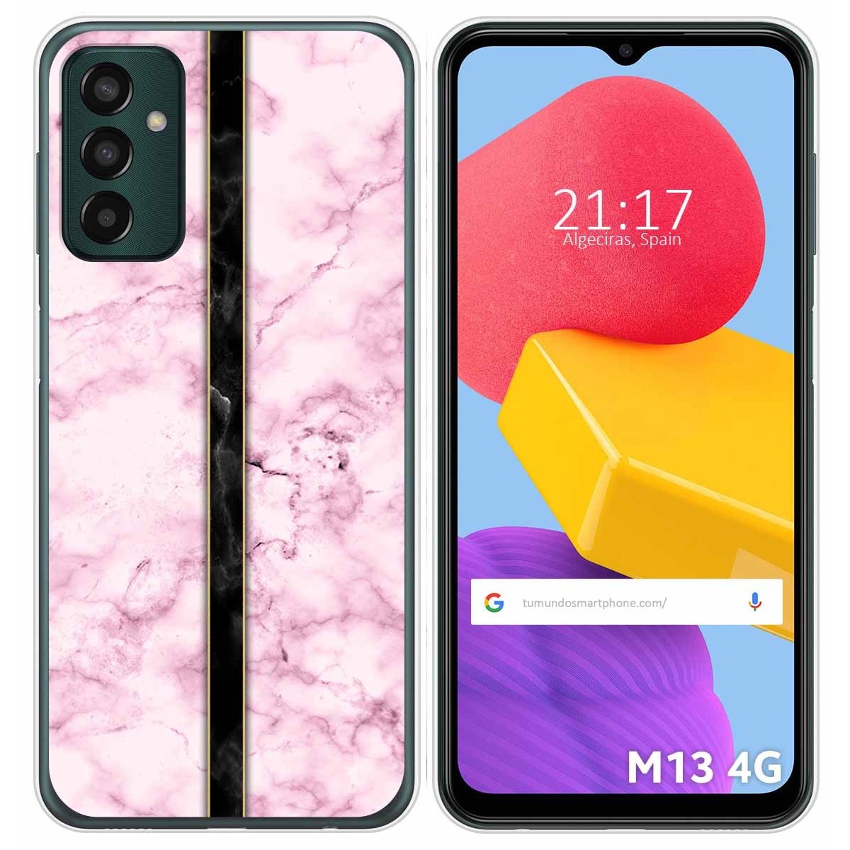 Funda Silicona para Samsung Galaxy M13 4G diseño Mármol 04 Dibujos
