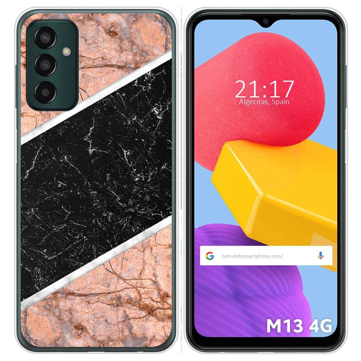 Funda Silicona para Samsung Galaxy M13 4G diseño Mármol 07 Dibujos