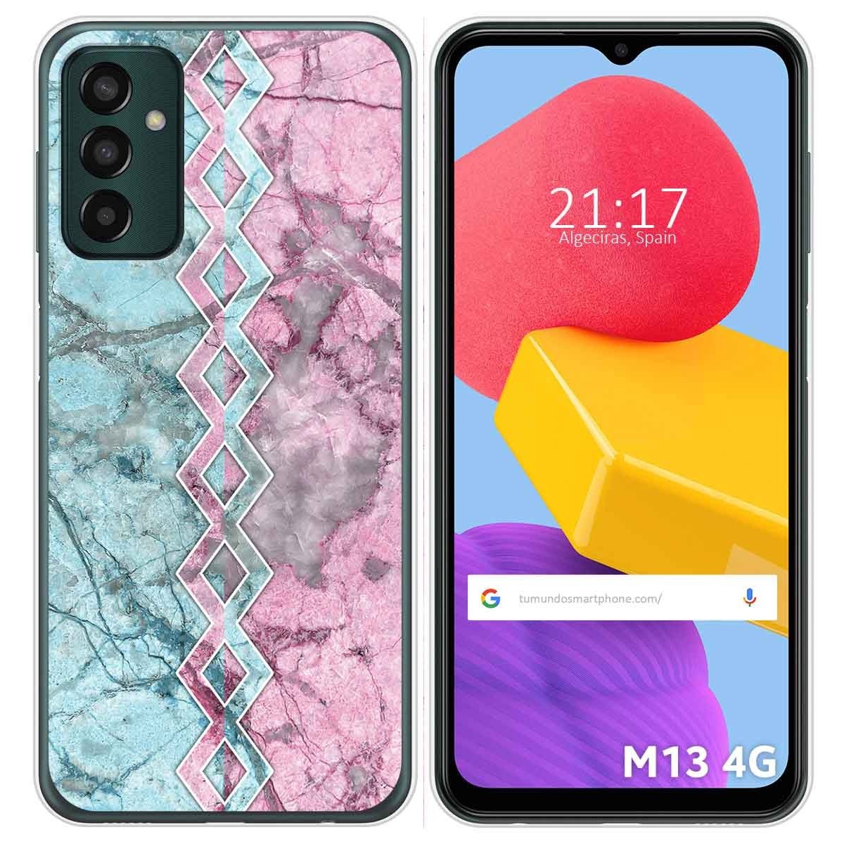 Funda Silicona para Samsung Galaxy M13 4G diseño Mármol 08 Dibujos