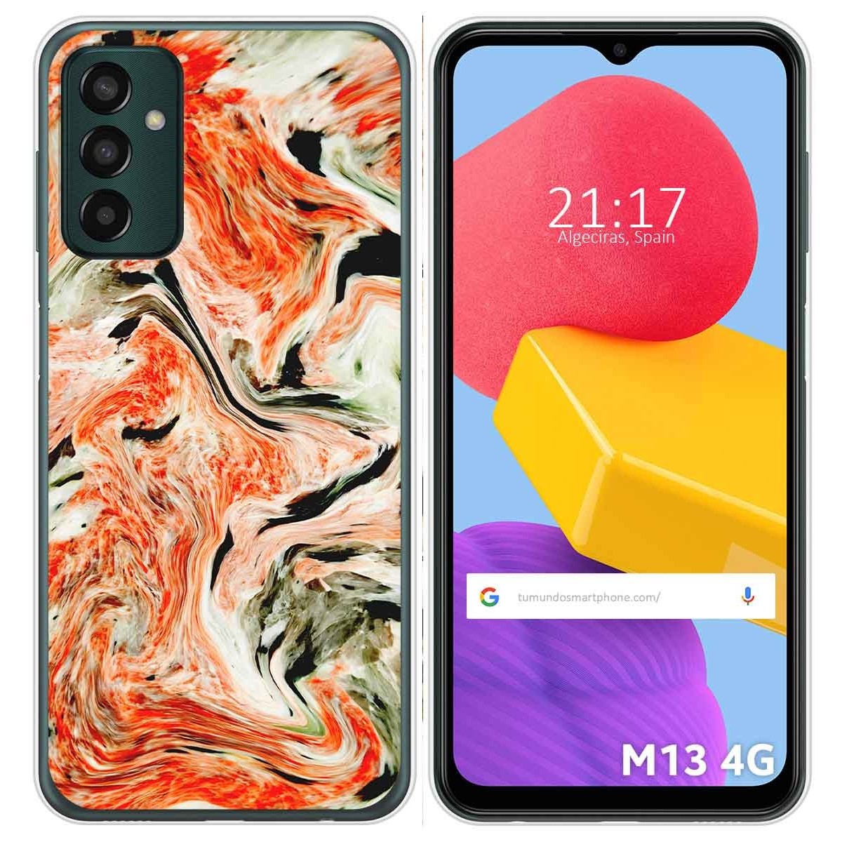 Funda Silicona para Samsung Galaxy M13 4G diseño Mármol 12 Dibujos