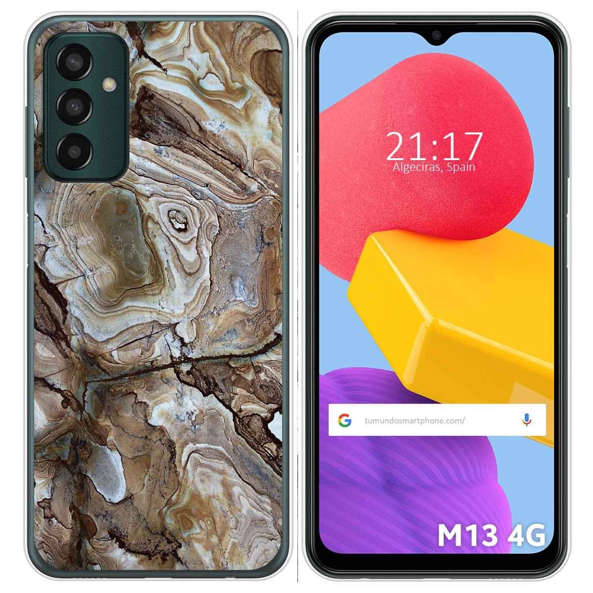 Funda Silicona para Samsung Galaxy M13 4G diseño Mármol 14 Dibujos