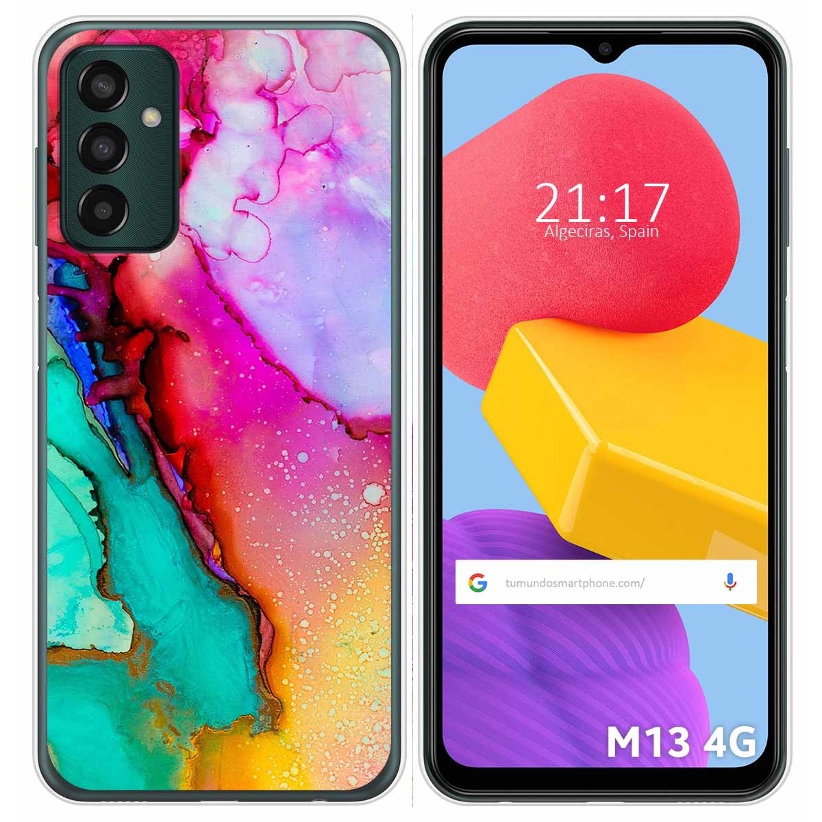 Funda Silicona para Samsung Galaxy M13 4G diseño Mármol 15 Dibujos