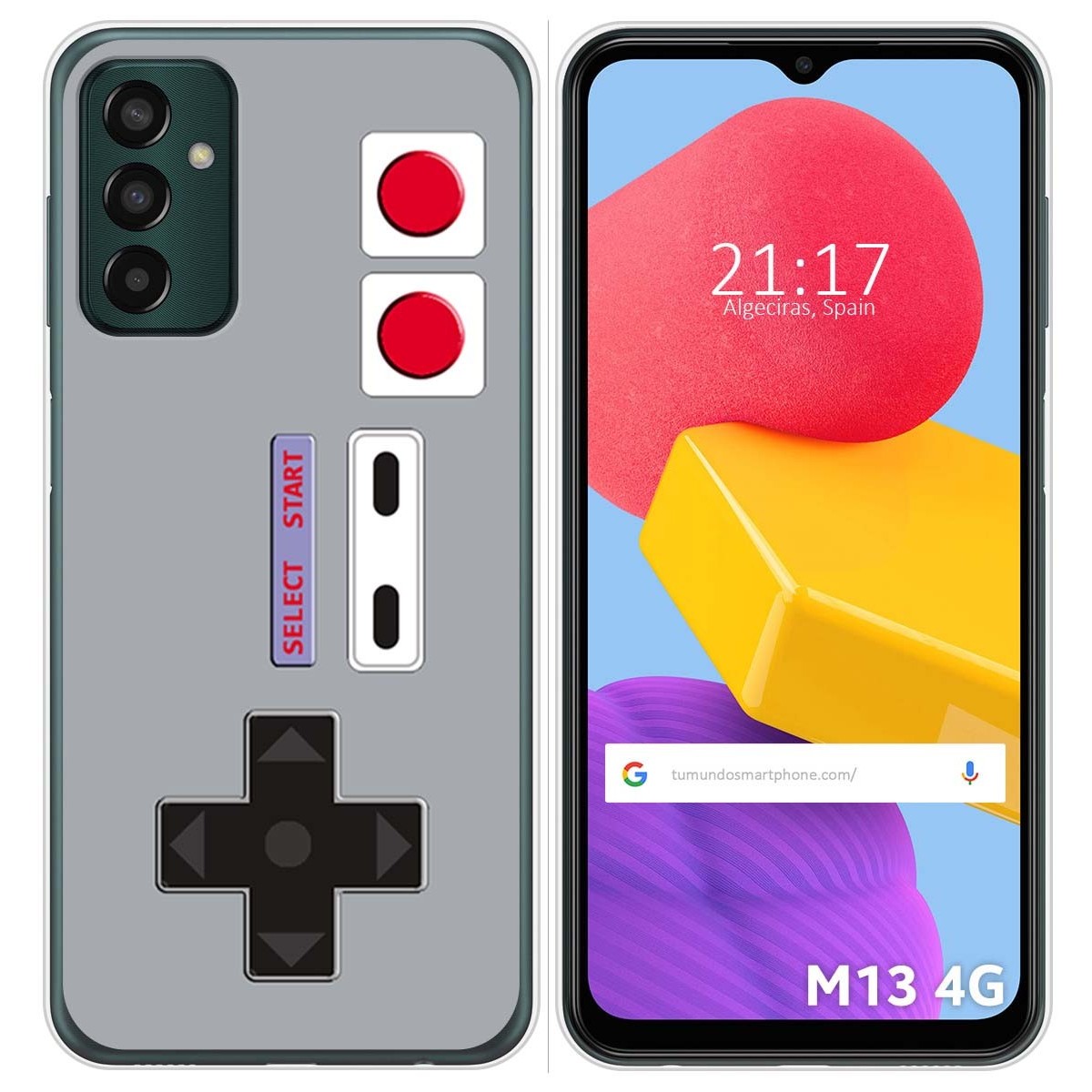 Funda Silicona para Samsung Galaxy M13 4G diseño Consola Dibujos