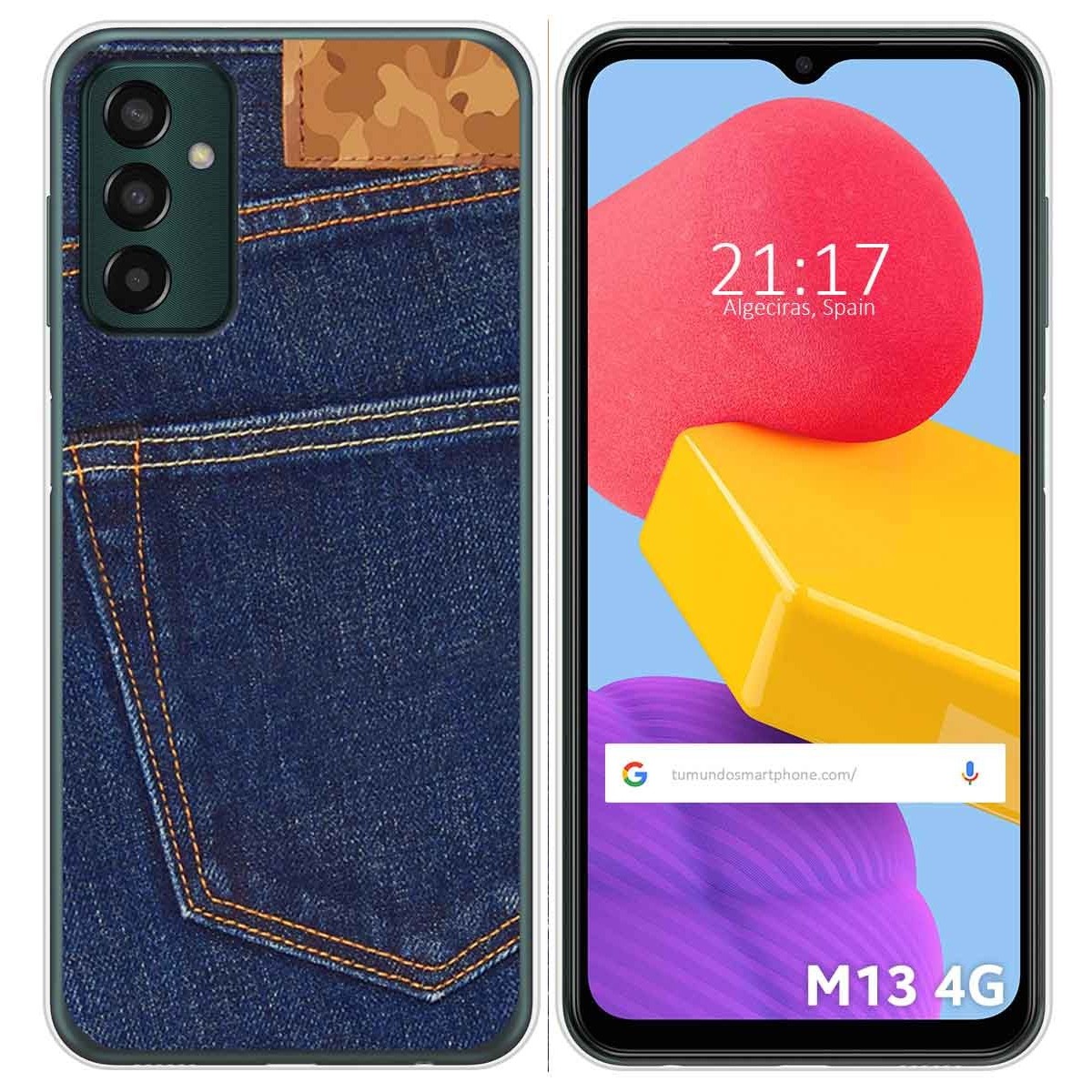 Funda Silicona para Samsung Galaxy M13 4G diseño Vaquero Dibujos