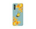 Funda Silicona Líquida Azul para Samsung Galaxy M13 4G diseño Abeja Dibujos