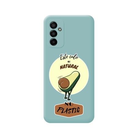 Funda Silicona Líquida Azul para Samsung Galaxy M13 4G diseño Culo Natural Dibujos