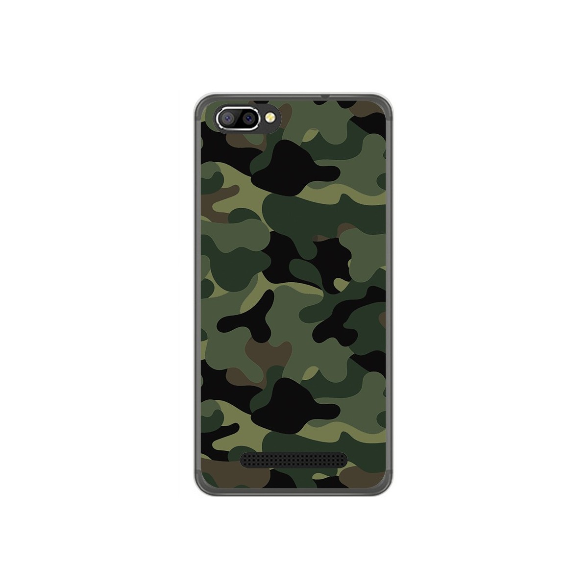Funda Gel Tpu para Doogee X20 / X20L Diseño Camuflaje Dibujos