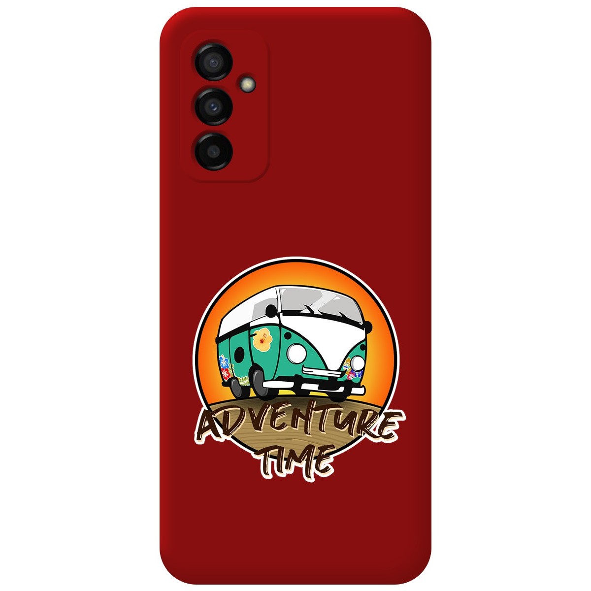 Funda Silicona Líquida Roja para Samsung Galaxy M13 4G diseño Adventure Time Dibujos