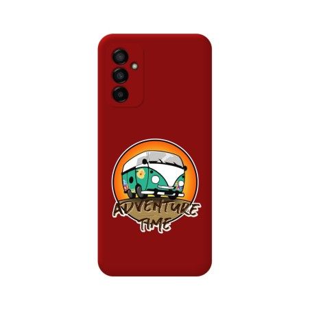 Funda Silicona Líquida Roja para Samsung Galaxy M13 4G diseño Adventure Time Dibujos