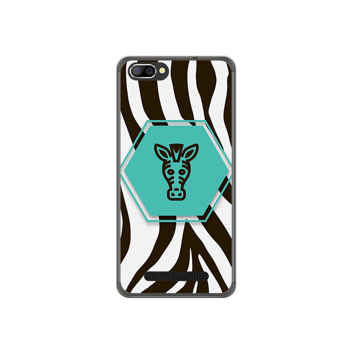Funda Gel Tpu para Doogee X20 / X20L Diseño Cebra Dibujos