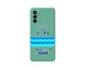 Funda Silicona Líquida Verde para Samsung Galaxy M13 4G diseño Agua Dibujos