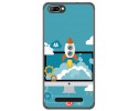 Funda Gel Tpu para Doogee X20 / X20L Diseño Cohete Dibujos