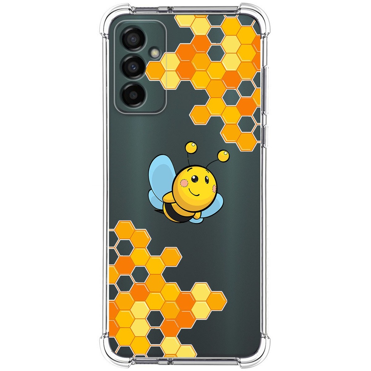 Funda Silicona Antigolpes para Samsung Galaxy M13 4G diseño Abeja Dibujos