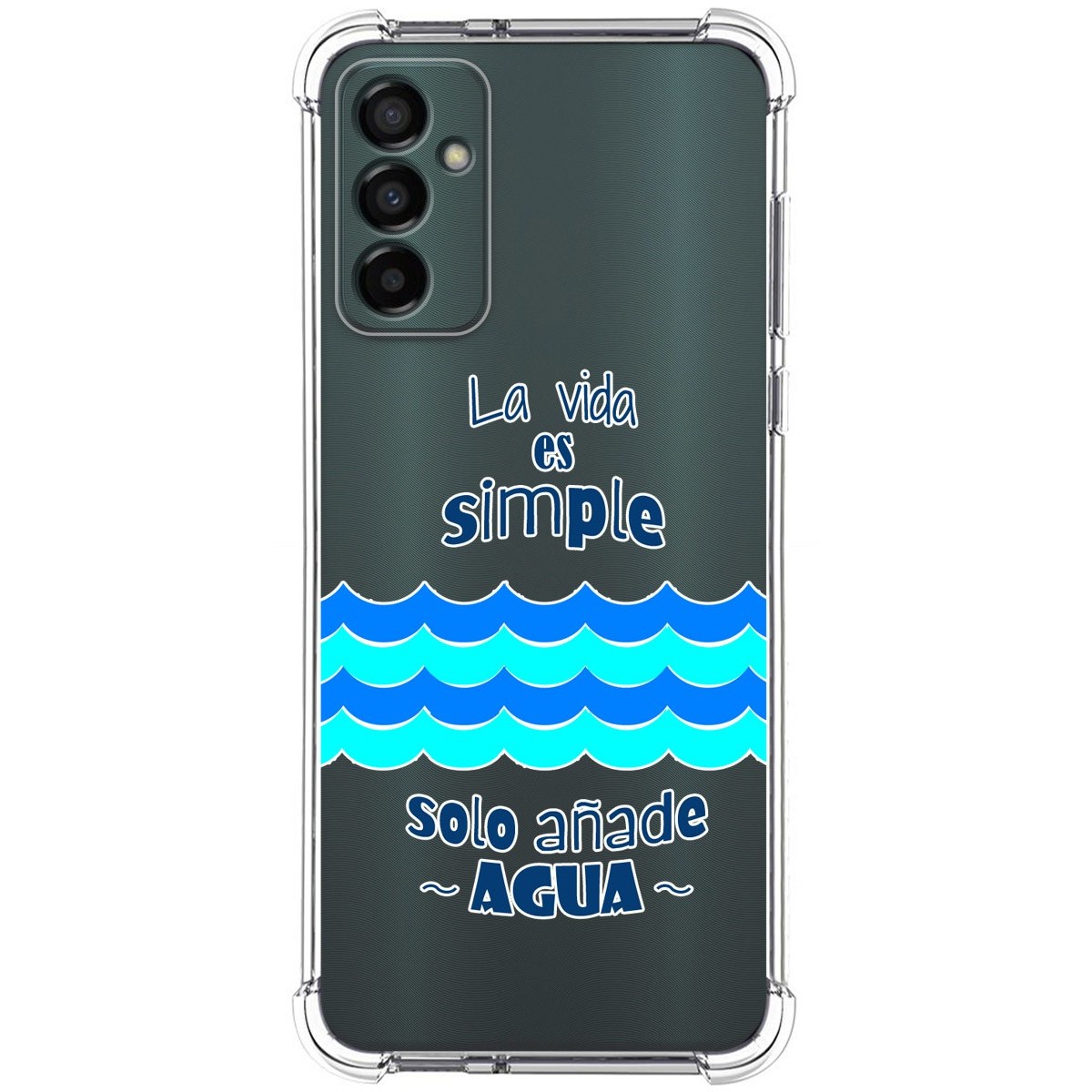 Funda Silicona Antigolpes para Samsung Galaxy M13 4G diseño Agua Dibujos