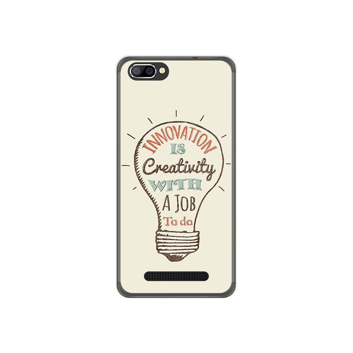 Funda Gel Tpu para Doogee X20 / X20L Diseño Creativity Dibujos