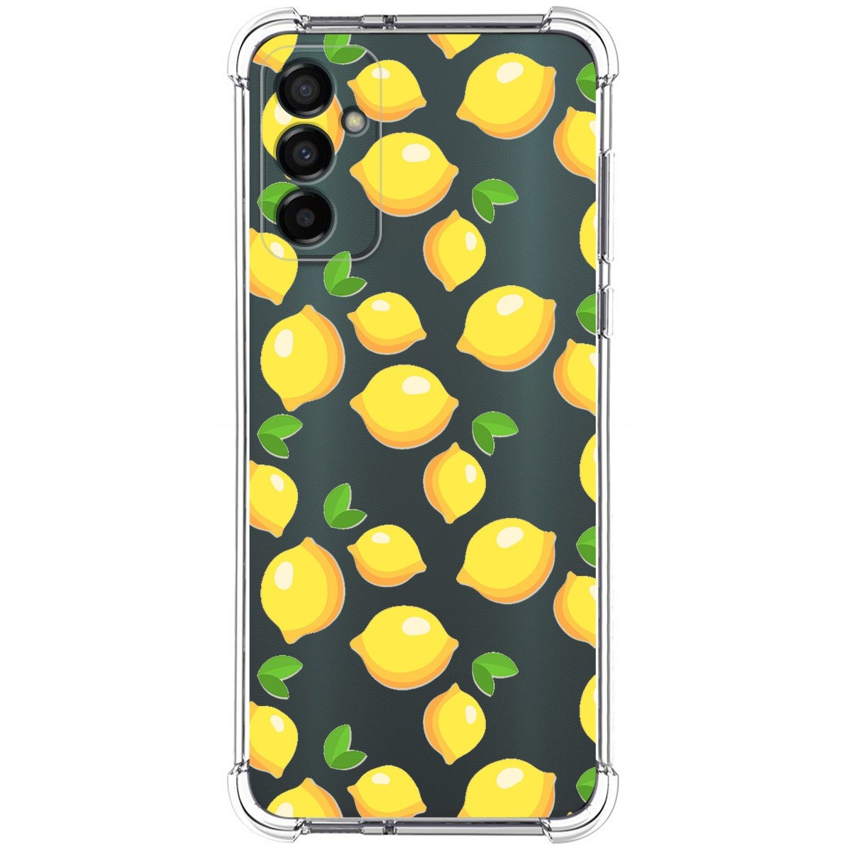 Funda Silicona Antigolpes para Samsung Galaxy M13 4G diseño Limones Dibujos