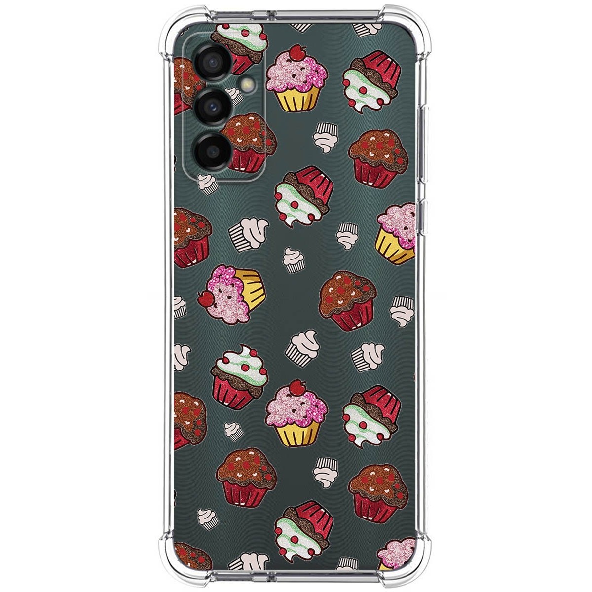 Funda Silicona Antigolpes para Samsung Galaxy M13 4G diseño Muffins Dibujos