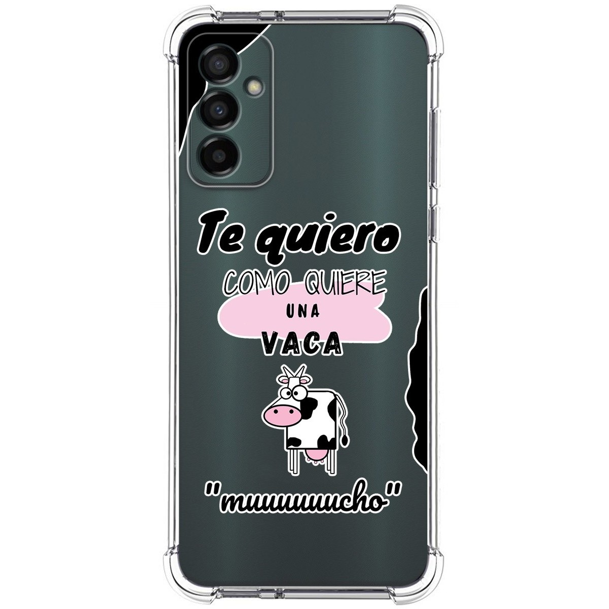 Funda Silicona Antigolpes para Samsung Galaxy M13 4G diseño Vaca Dibujos