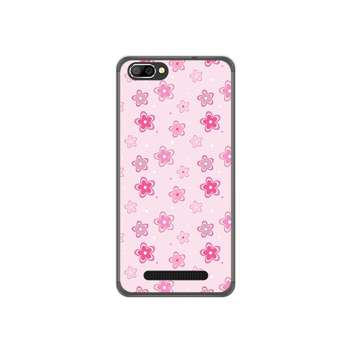 Funda Gel Tpu para Doogee X20 / X20L Diseño Flores Dibujos
