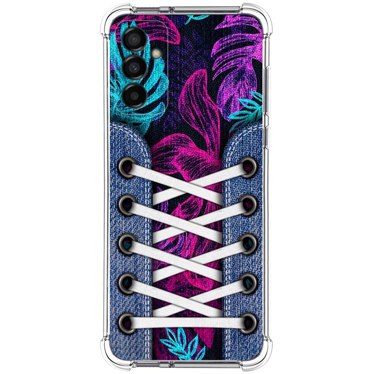 Funda Silicona Antigolpes para Samsung Galaxy M13 4G diseño Zapatillas 07 Dibujos