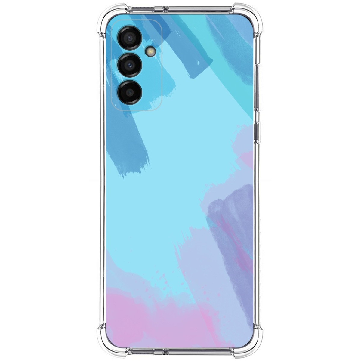 Funda Silicona Antigolpes para Samsung Galaxy M13 4G diseño Acuarela 10 Dibujos