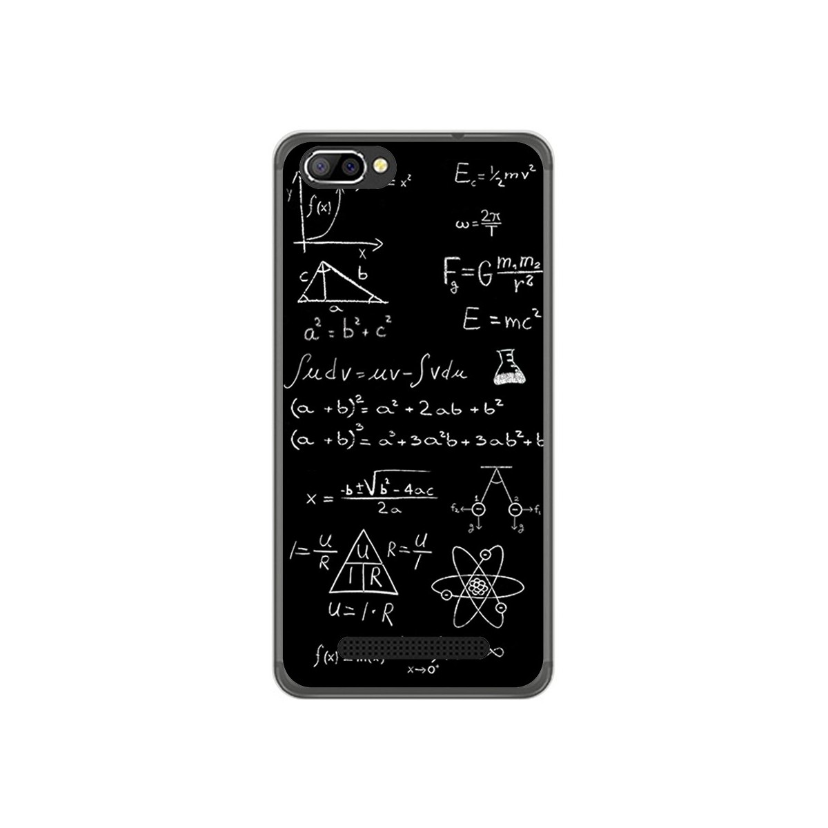 Funda Gel Tpu para Doogee X20 / X20L Diseño Formulas Dibujos