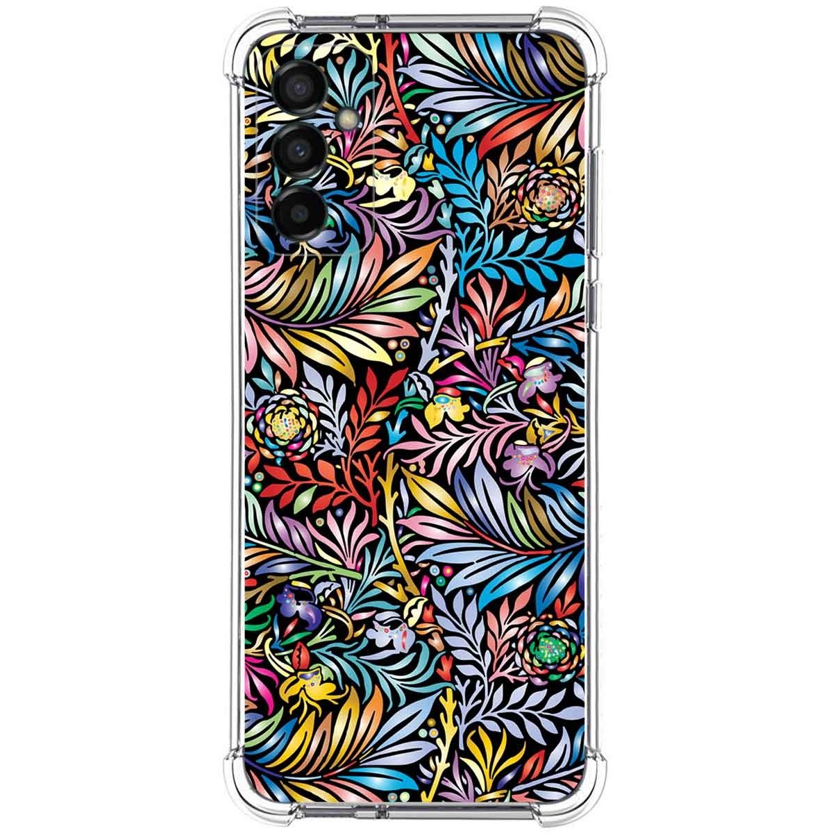 Funda Silicona Antigolpes para Samsung Galaxy M13 4G diseño Flores 04 Dibujos