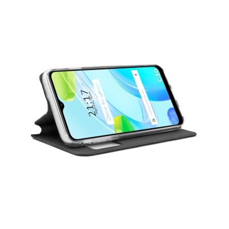 Funda Libro Soporte con Ventana para Realme C30 Color Negra