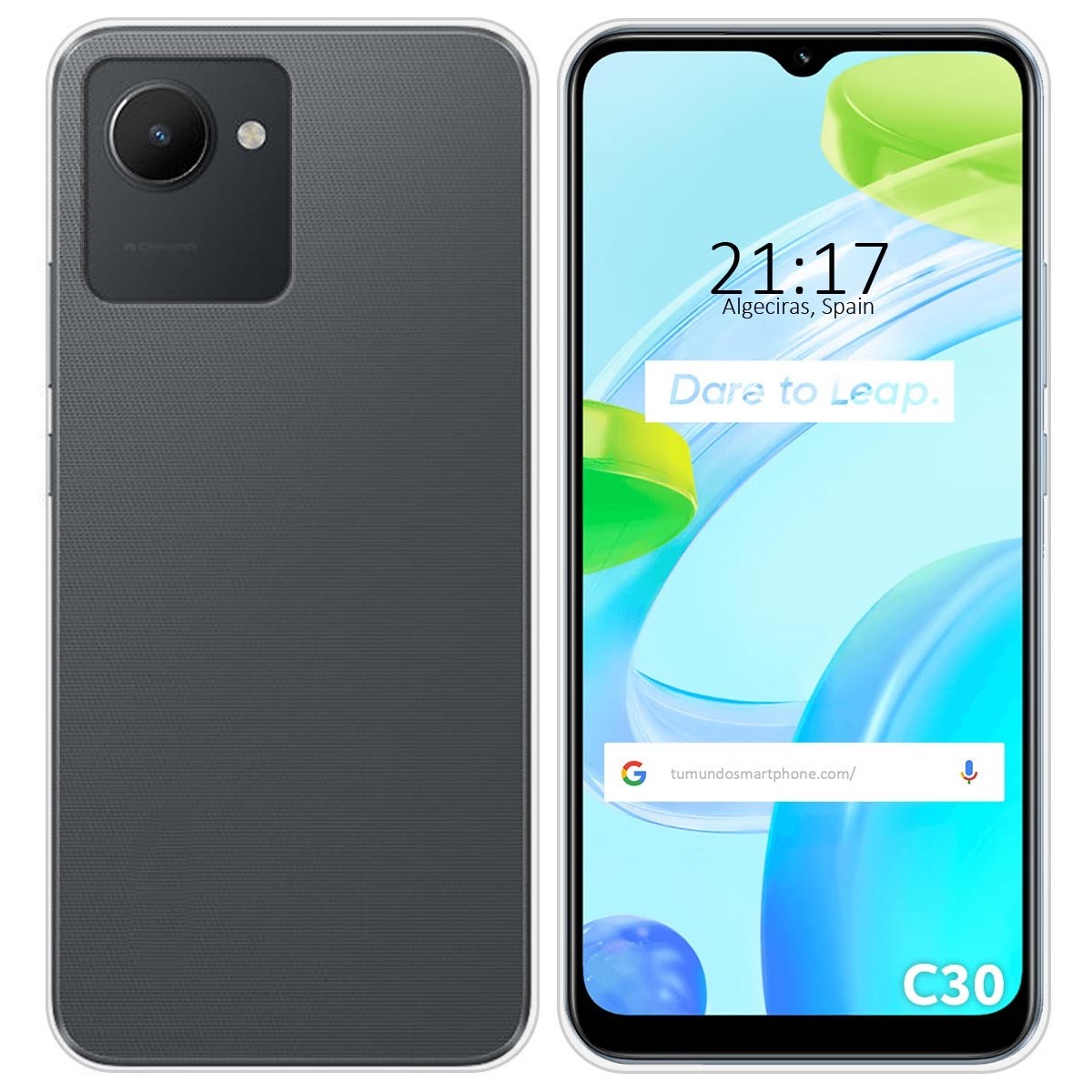 Funda Silicona Gel TPU Transparente para Realme C30