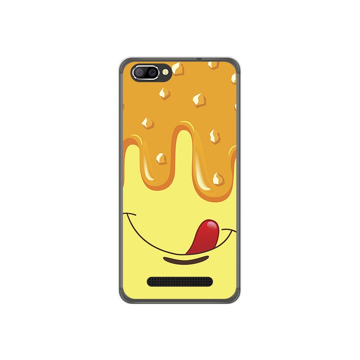 Funda Gel Tpu para Doogee X20 / X20L Diseño Helado Vainilla Dibujos