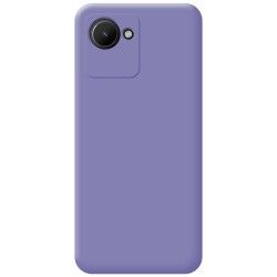 Funda Silicona Líquida Ultra Suave para Realme C30 Color Morada 2