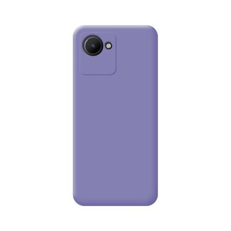 Funda Silicona Líquida Ultra Suave para Realme C30 Color Morada