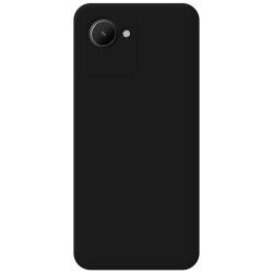 Funda Silicona Líquida Ultra Suave para Realme C30 Color Negra 2