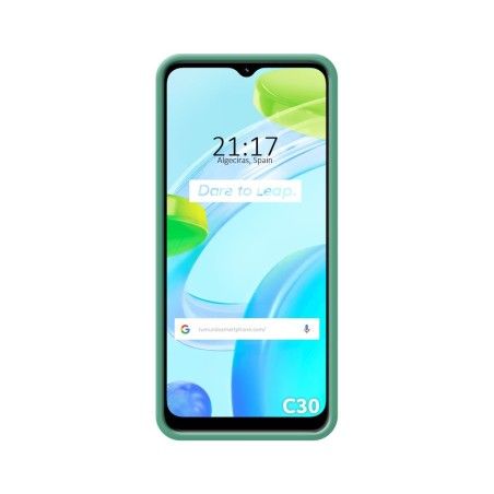 Funda Silicona Líquida Ultra Suave para Realme C30 Color Verde