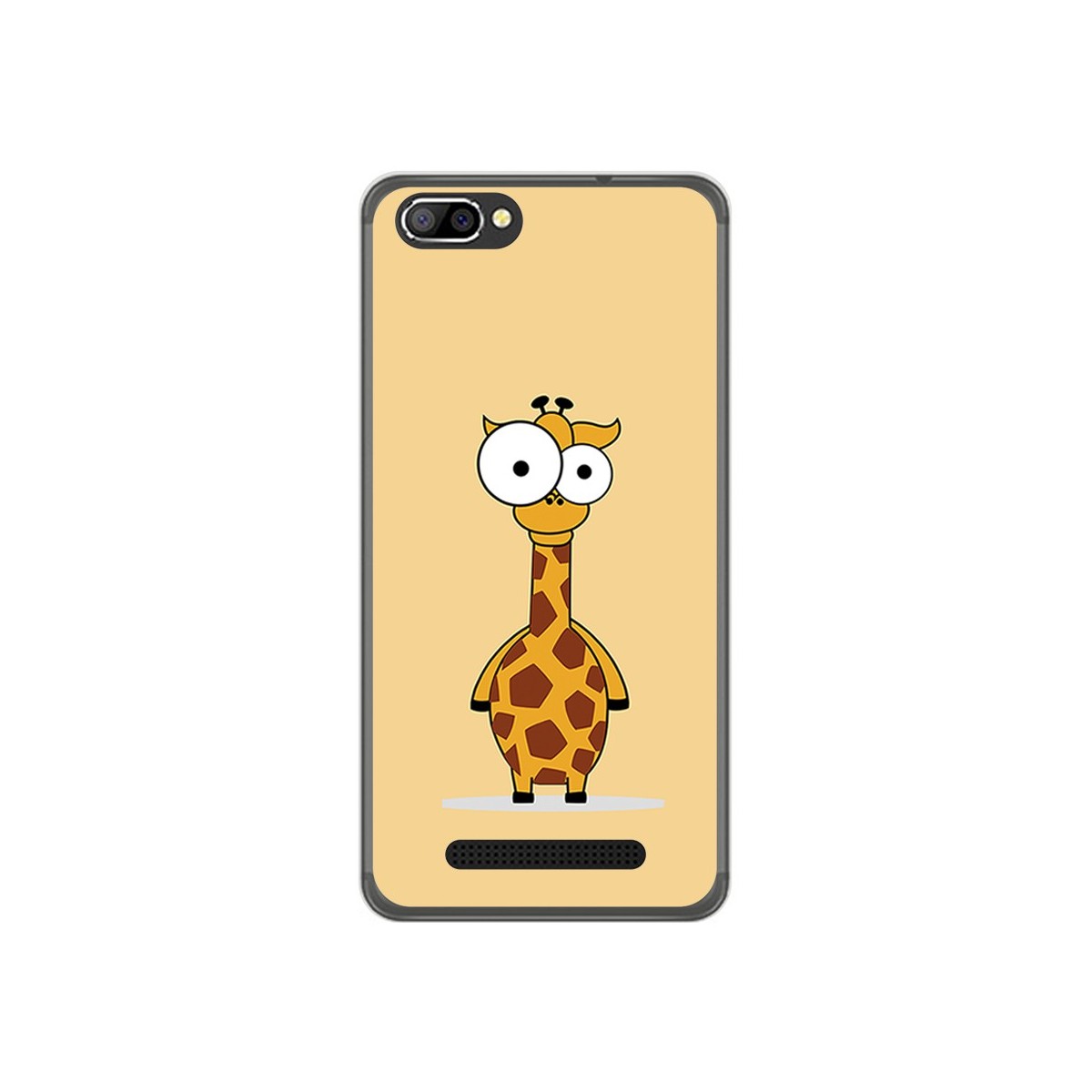 Funda Gel Tpu para Doogee X20 / X20L Diseño Jirafa Dibujos