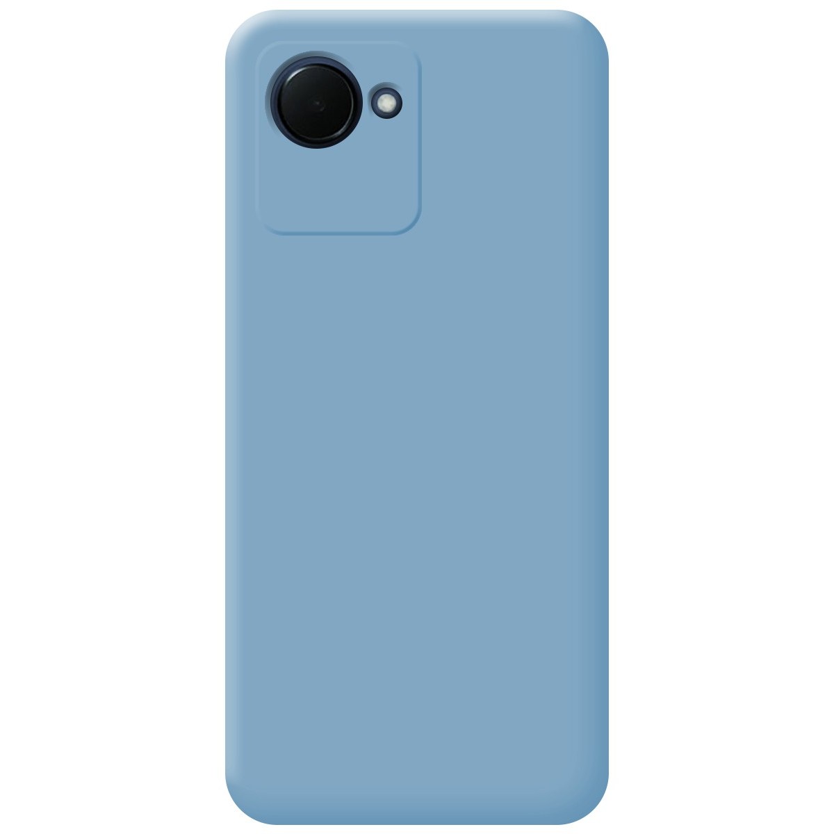 Funda Silicona Líquida Ultra Suave para Realme Narzo 50i Prime Color Azul