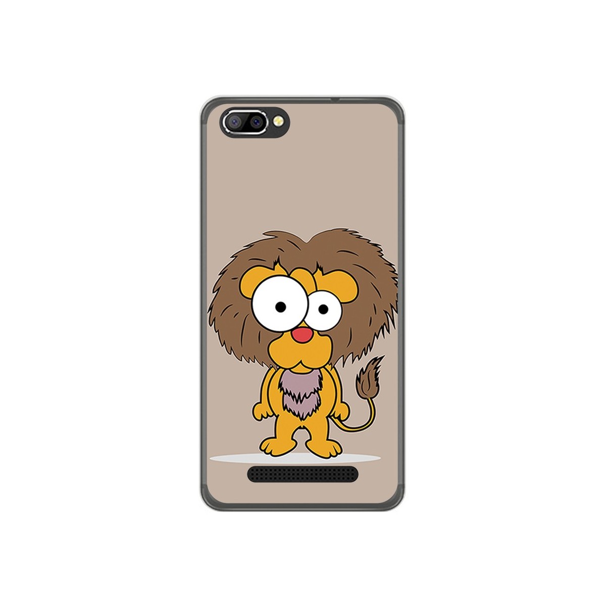 Funda Gel Tpu para Doogee X20 / X20L Diseño Leon Dibujos
