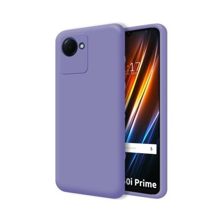 Funda Silicona Líquida Ultra Suave para Realme Narzo 50i Prime Color Morada