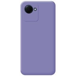 Funda Silicona Líquida Ultra Suave para Realme Narzo 50i Prime Color Morada 2