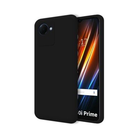 Funda Silicona Líquida Ultra Suave para Realme Narzo 50i Prime Color Negra