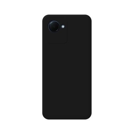 Funda Silicona Líquida Ultra Suave para Realme Narzo 50i Prime Color Negra