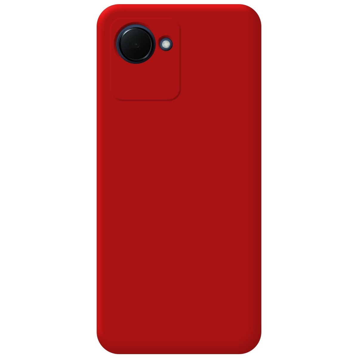 Funda Silicona Líquida Ultra Suave para Realme Narzo 50i Prime Color Roja