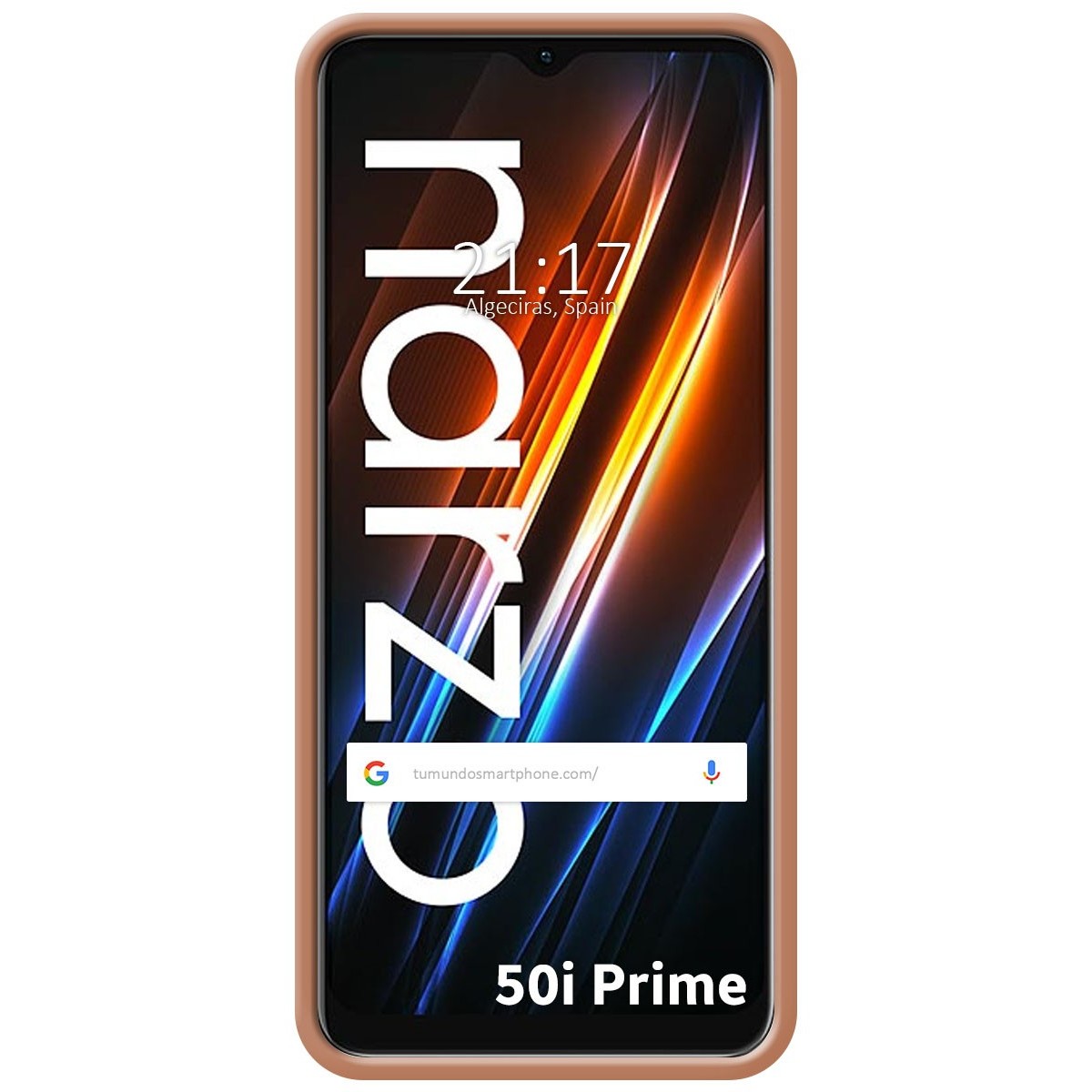 Funda Silicona Líquida Ultra Suave para Realme Narzo 50i Prime Color Rosa