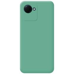 Funda Silicona Líquida Ultra Suave para Realme Narzo 50i Prime Color Verde 2