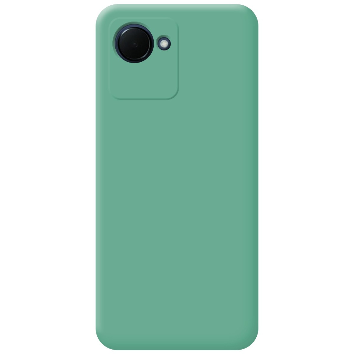 Funda Silicona Líquida Ultra Suave para Realme Narzo 50i Prime Color Verde