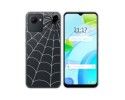 Funda Silicona Transparente para Realme C30 diseño Araña Dibujos