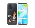 Funda Silicona Transparente para Realme C30 diseño Avestruz Dibujos