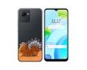 Funda Silicona Transparente para Realme C30 diseño Bufalo Dibujos